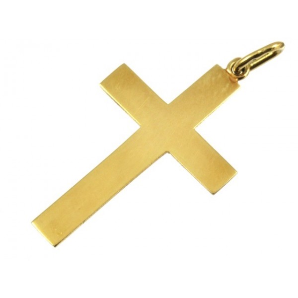 Zlatý velký kříž jednoduchý 931